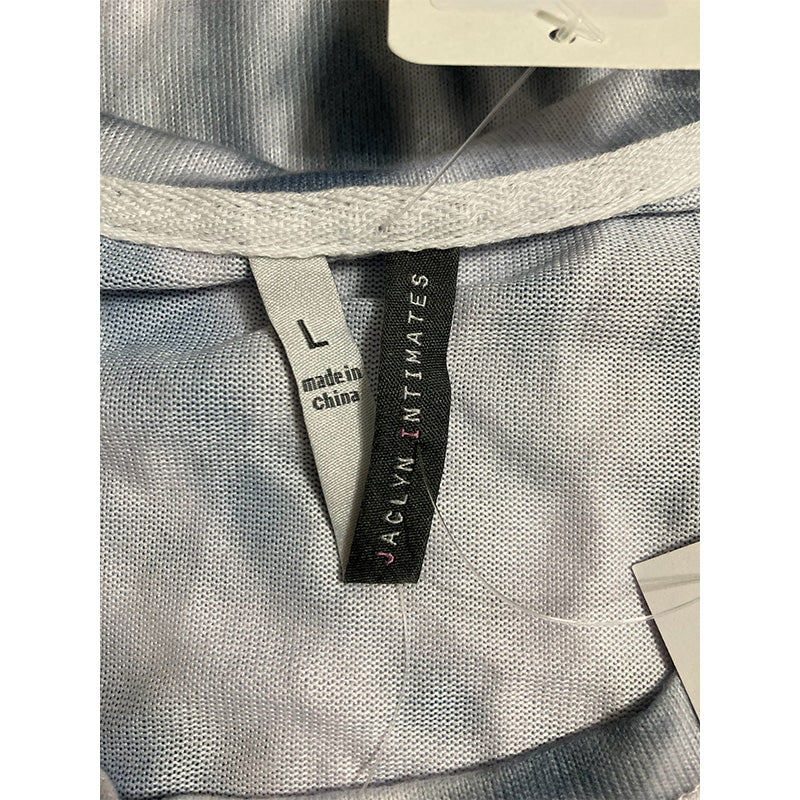 Jaclyn Intimates Whisper Luxe Only Pajama Top Grey L