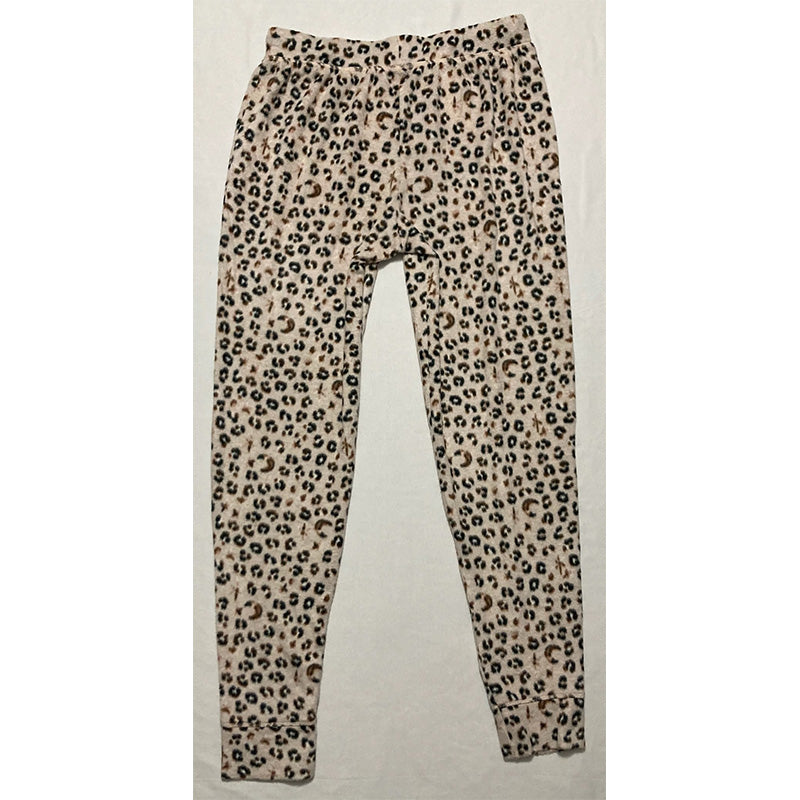 Unbranded Only Pajama Pants Waist Band Animal Print M