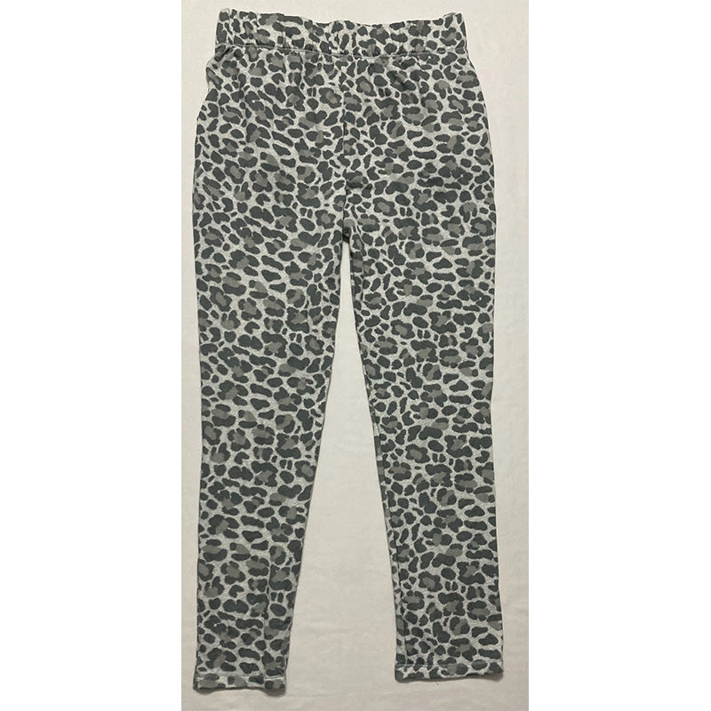 Unbranded Leggins With Pockets Animal Print Grey L