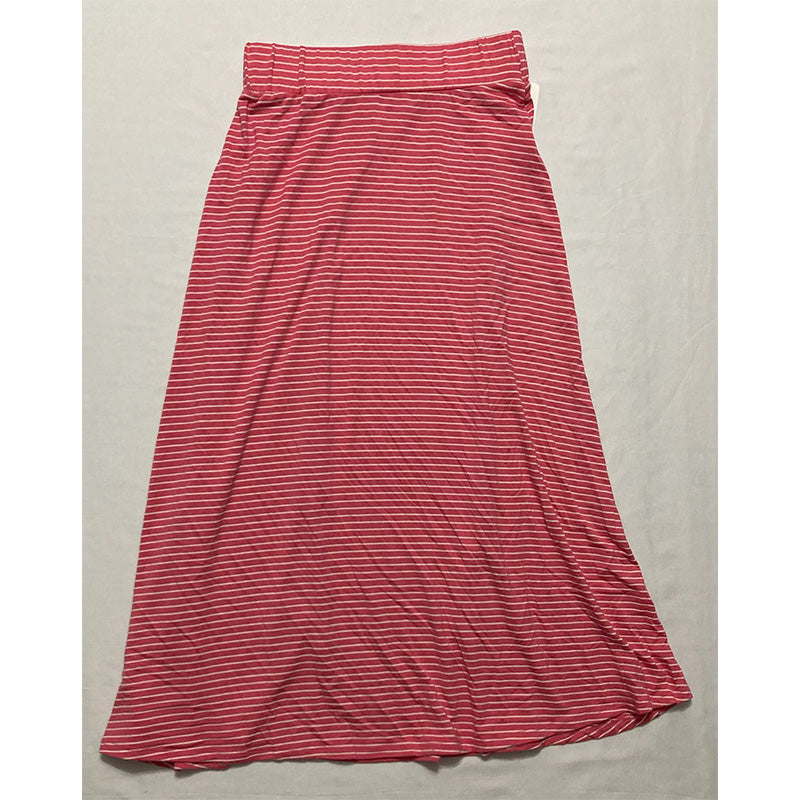 Speechless Cropped Sweater Skirt Red And White M