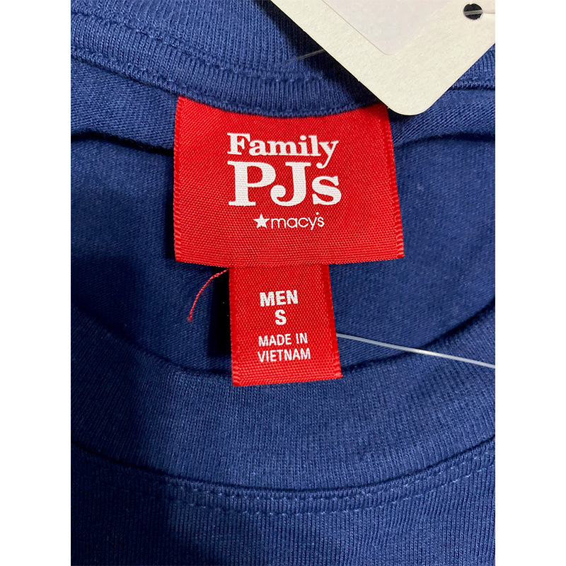 Family Pajamas Matching Men's Only Pajama Top Navy S