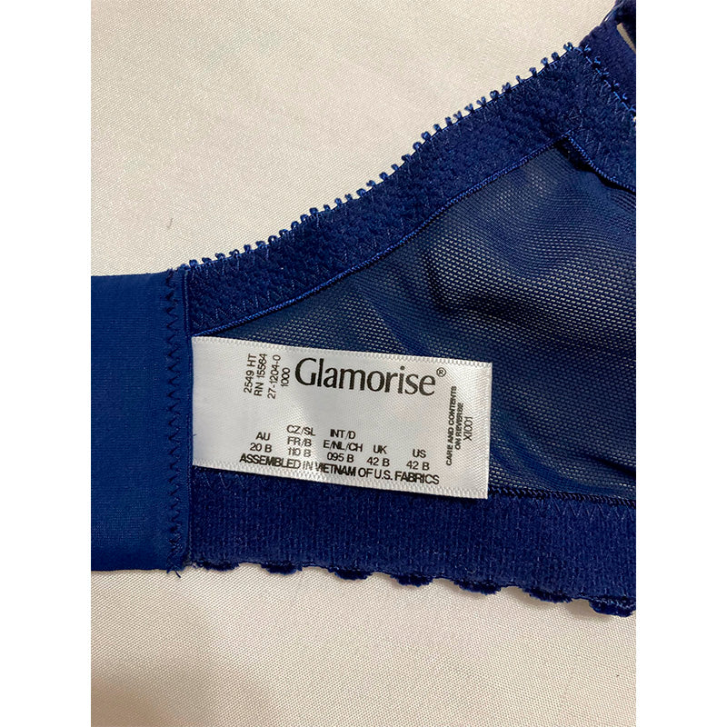 Glamorise Magiclift Original Support Bra Wirefree Navy 42B