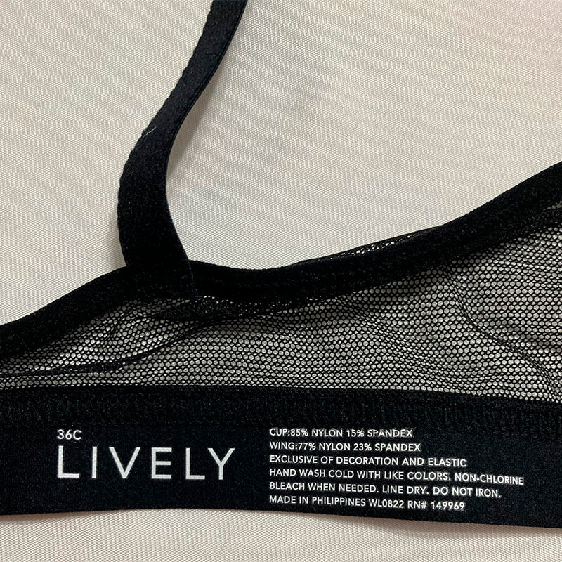 Lively Bras Lace Black 36C