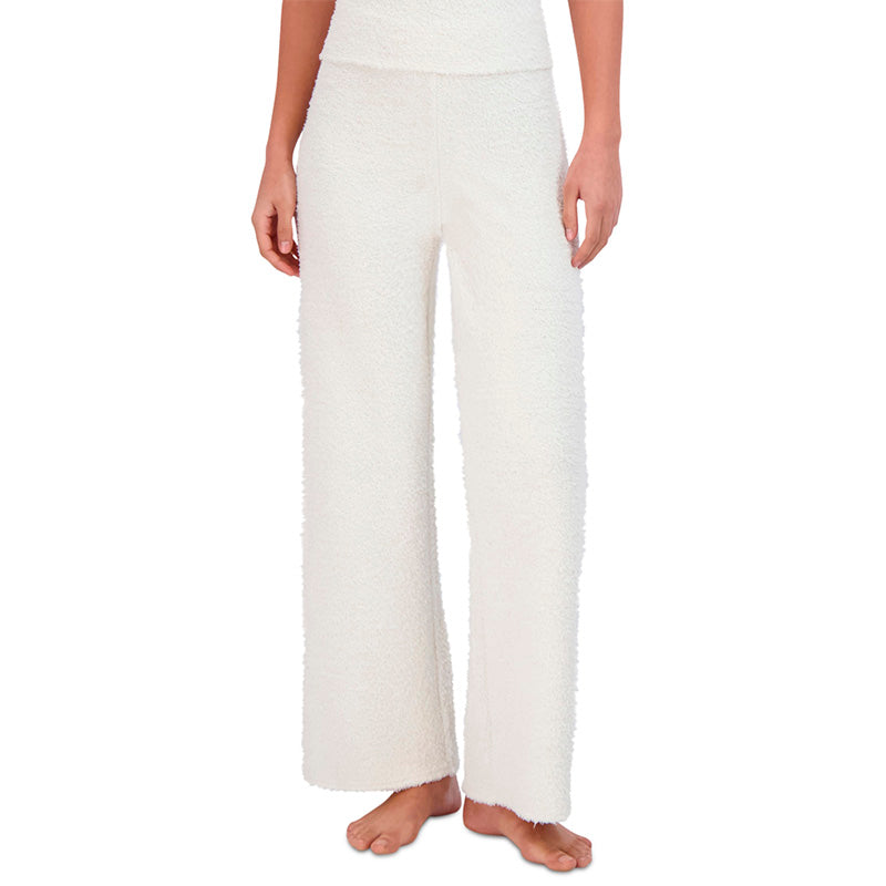 Steve Madden Wide-Leg Chenille Sleep Pants White XL
