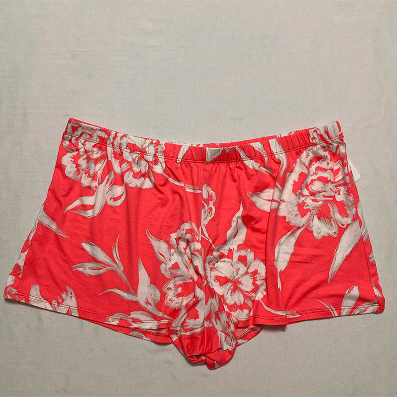 Linea Donatella Sleep Shorts Coral Floral L