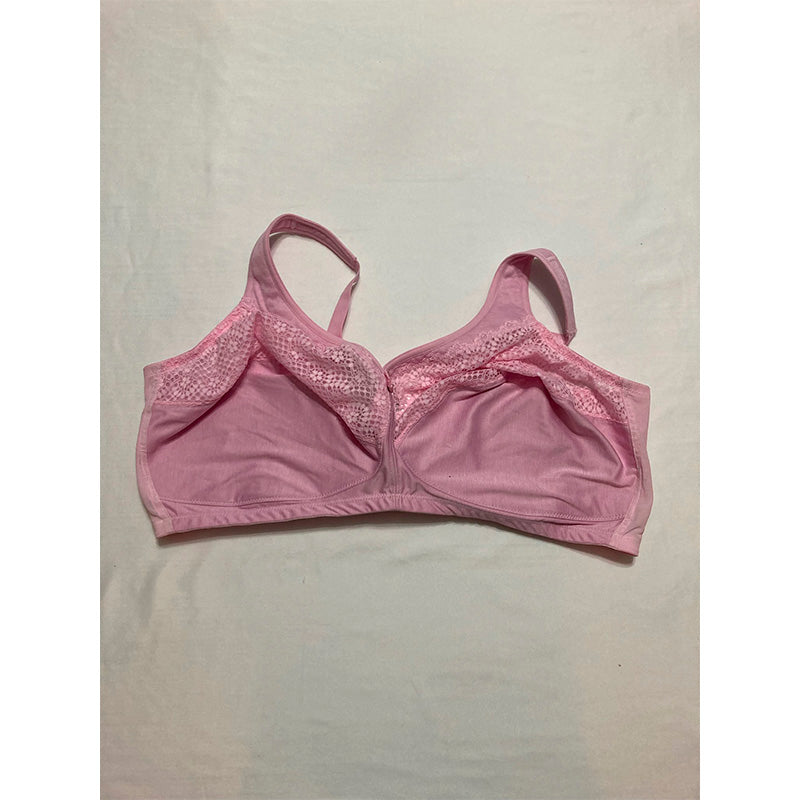 Glamorise Plus Size MagicLift Moisture Control Bra Wirefree Pink 50F