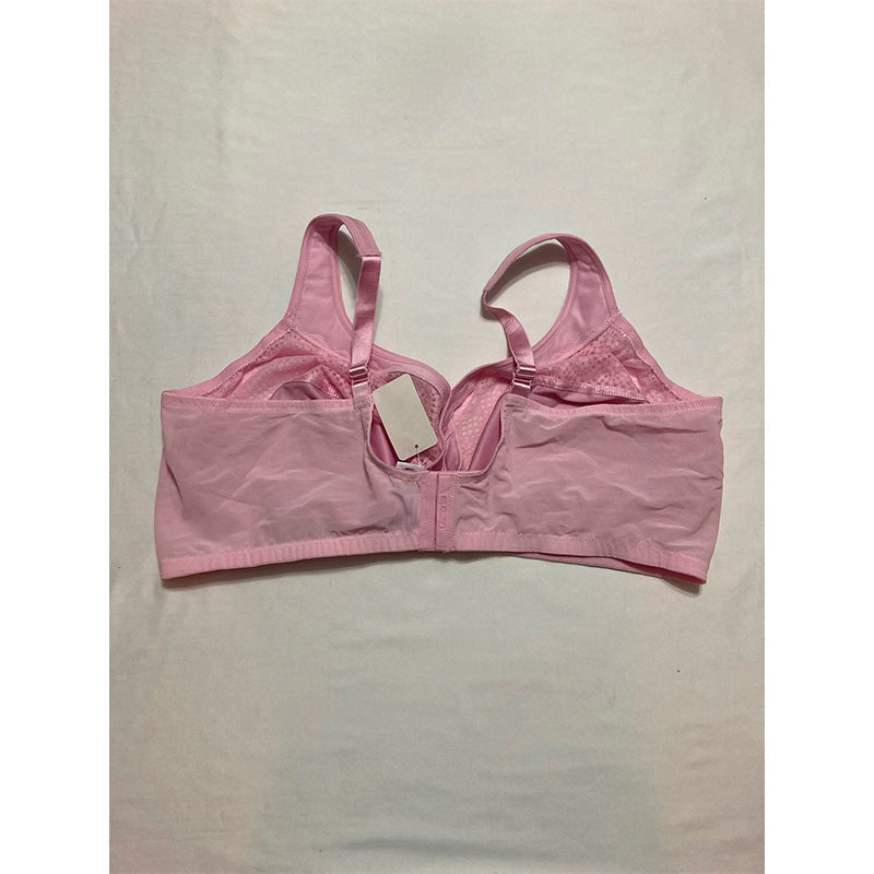 Glamorise Plus Size MagicLift Moisture Control Bra Wirefree Pink 50F