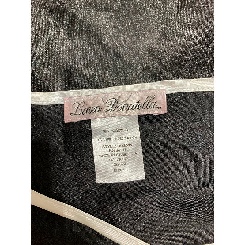 Linea Donatella Bride Satin Only Top Black L