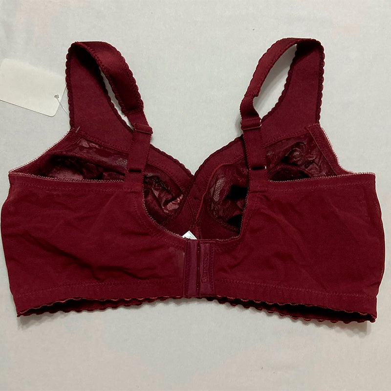 Glamorise Full Figure MagicLift Original Support Bra Burgundy 38DD