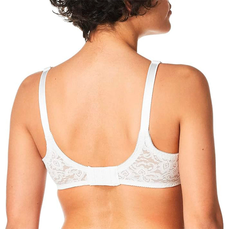 NWD Bali Lace and Smooth Underwire Bra White 34C