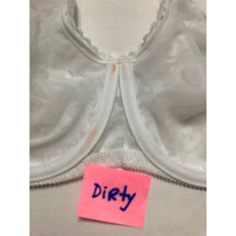 NWD Bali Lace and Smooth Underwire Bra White 34C
