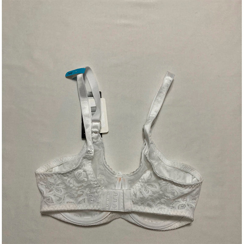 NWD Bali Lace and Smooth Underwire Bra White 34C