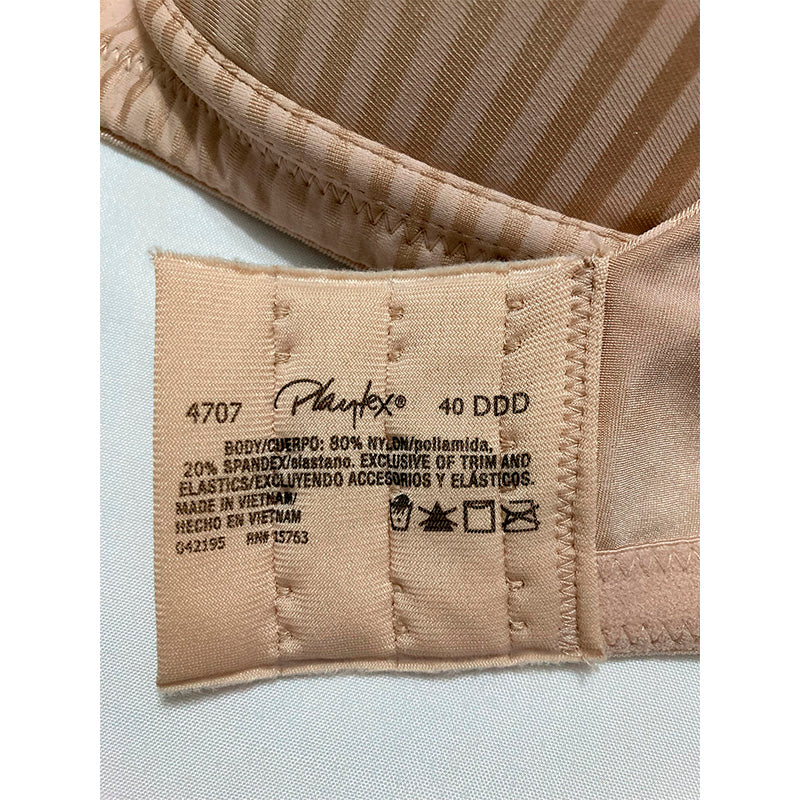 NWD Playtex Secrets All Over Smoothing Nude 40DDD