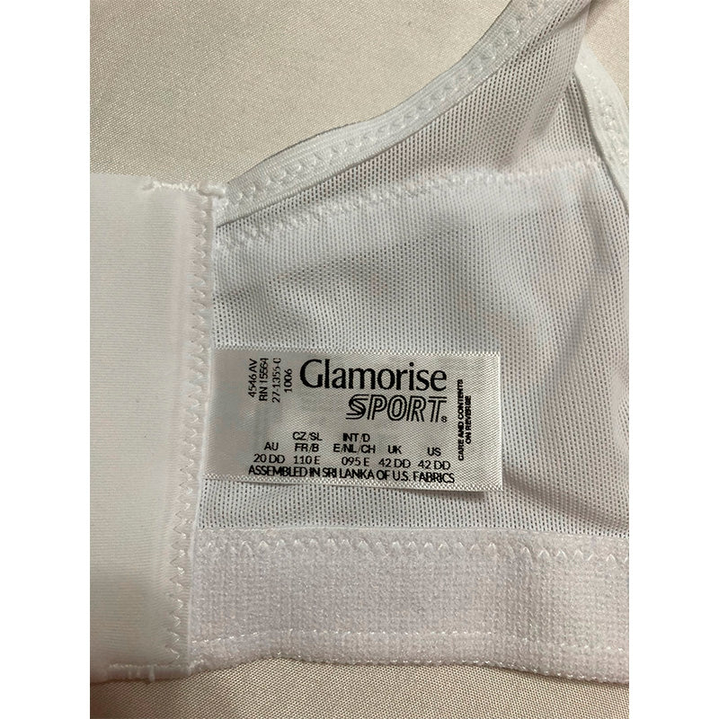 Glamorise Full Figure Plus Size MagicLift White 42DD