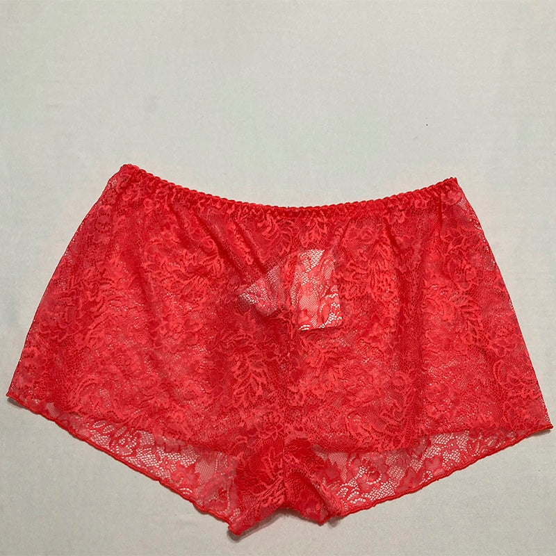 Unbranded Pajama Short Lace Red M