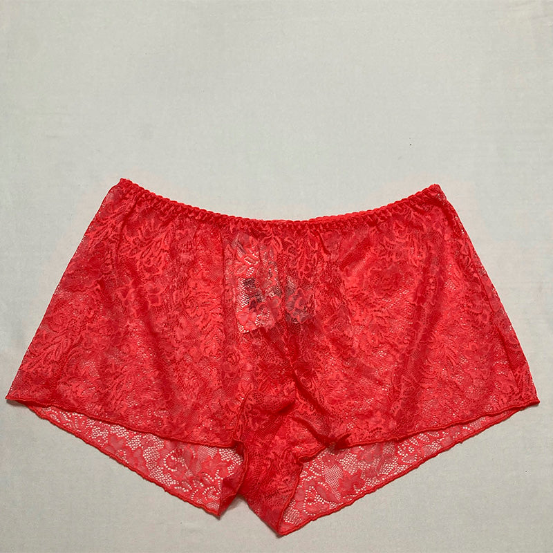 Unbranded Pajama Short Lace Red M
