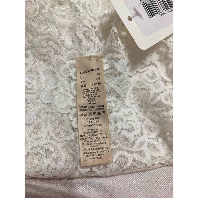 Dorina Panties Lace White 2XL