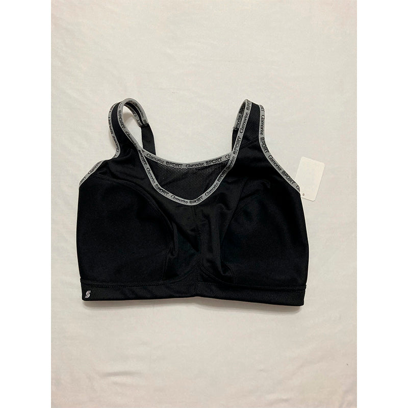 Glamorise No-bounce Camisole Sports Bra Wirefree Black 38H