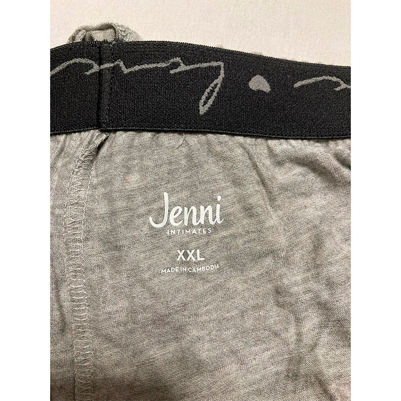 Jenni Core Boxer Shorts Grey Stars 2XL
