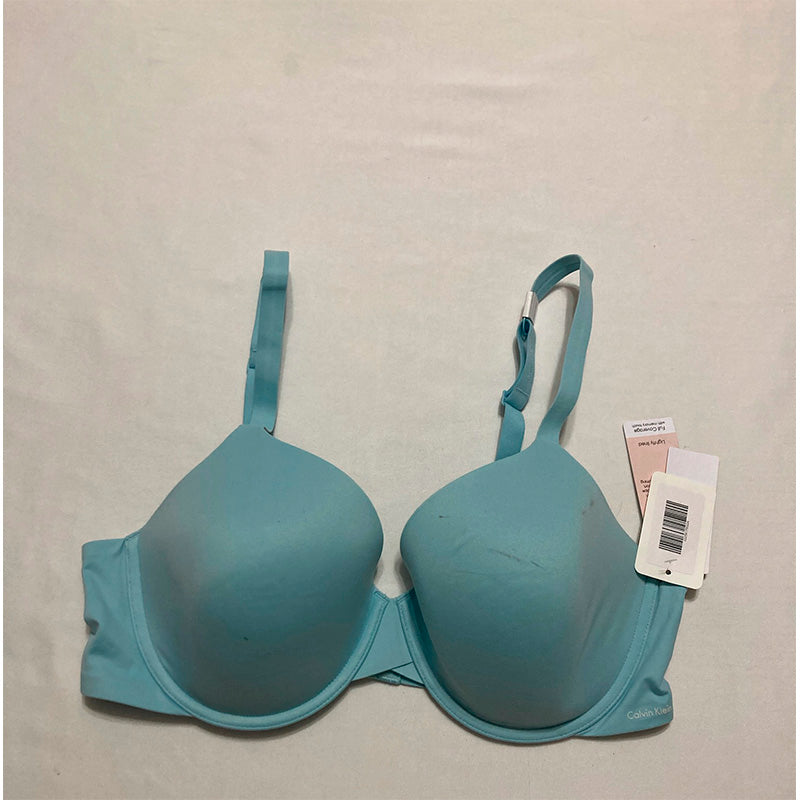 NWD Calvin Klein Perfectly Fit Lightly Lined T-Shirt Bra Blue Sky 40C