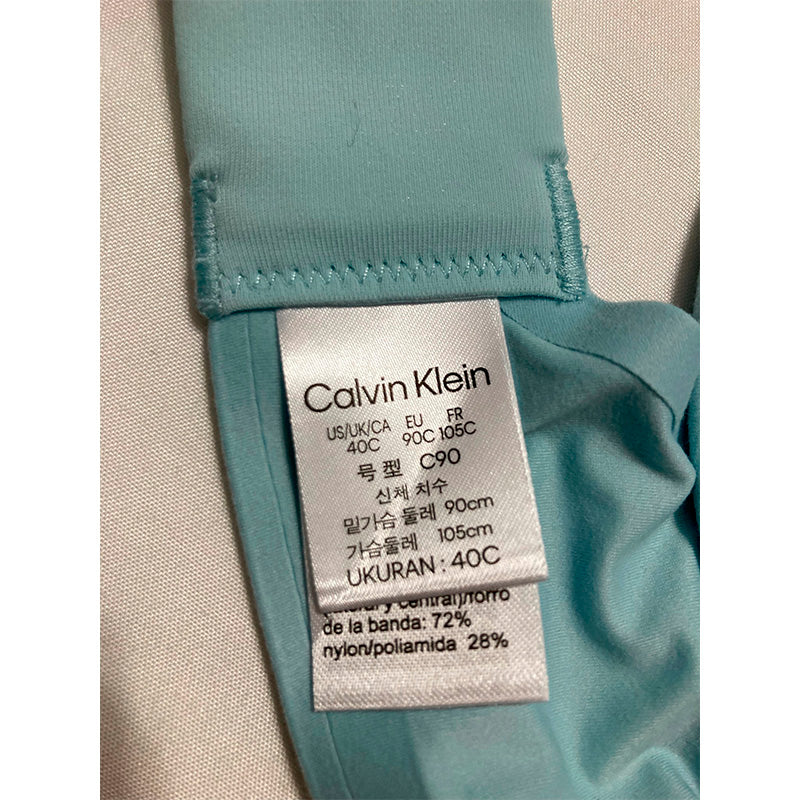 NWD Calvin Klein Perfectly Fit Lightly Lined T-Shirt Bra Blue Sky 40C