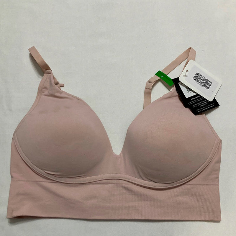 NWD Maidenform Seamless Lift Wireless Long-Line Sandshell L
