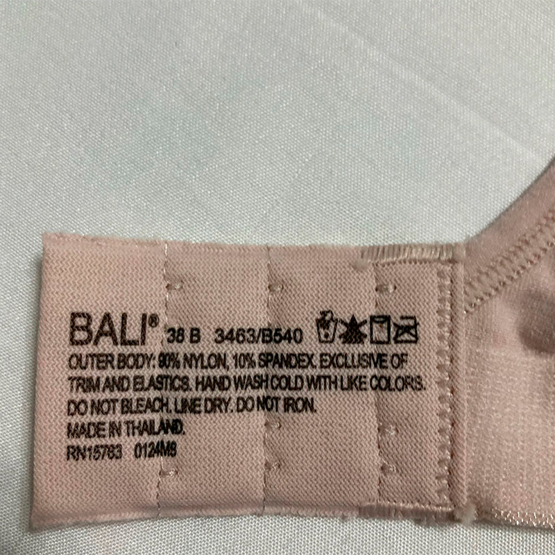 NWD Bali Wireless Bra Full-coverage Wirefree Cool Sandshell 38B