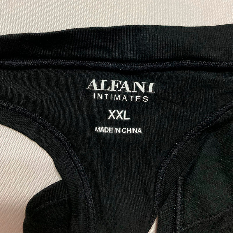 Alfani Panties Thong Black 2XL