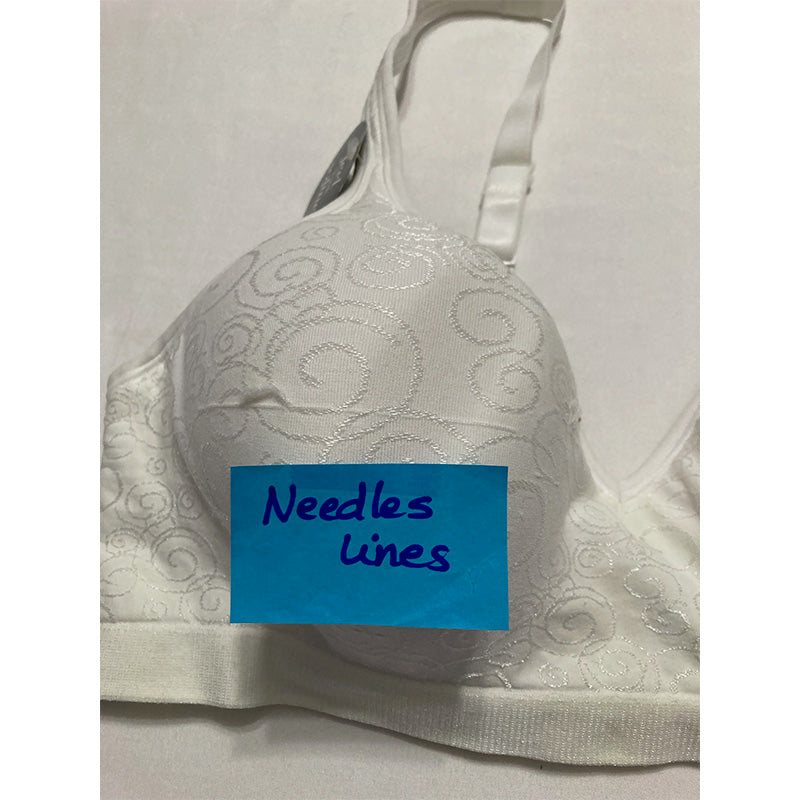 NWD Bali Comfort Revolution Wire Free Bra White Swirl 40C