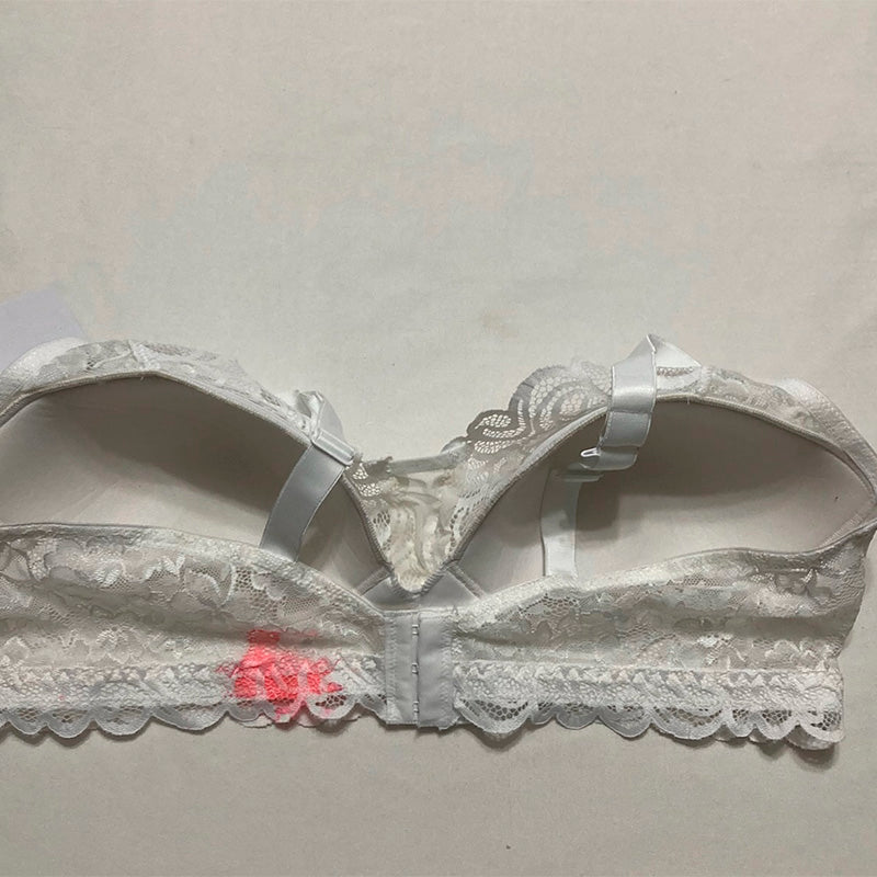 NWD Bali Lace Desire Wireless Bra White XL