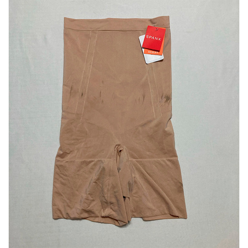 NWD Spanx OnCore High-Waisted Mid-Thigh Short Soft Nude MD