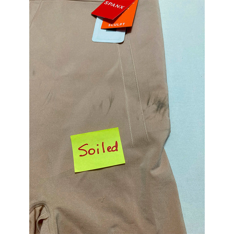NWD Spanx OnCore High-Waisted Mid-Thigh Short Soft Nude MD