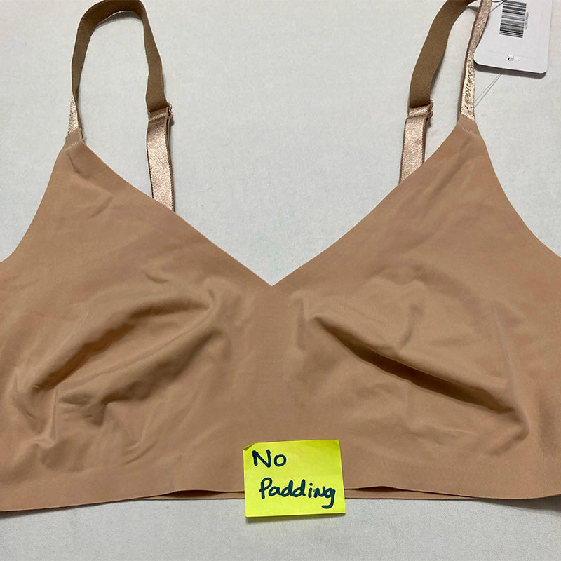 NWD Calvin Klein Invisibles Comfort Lightly Lined Seamless Beige M