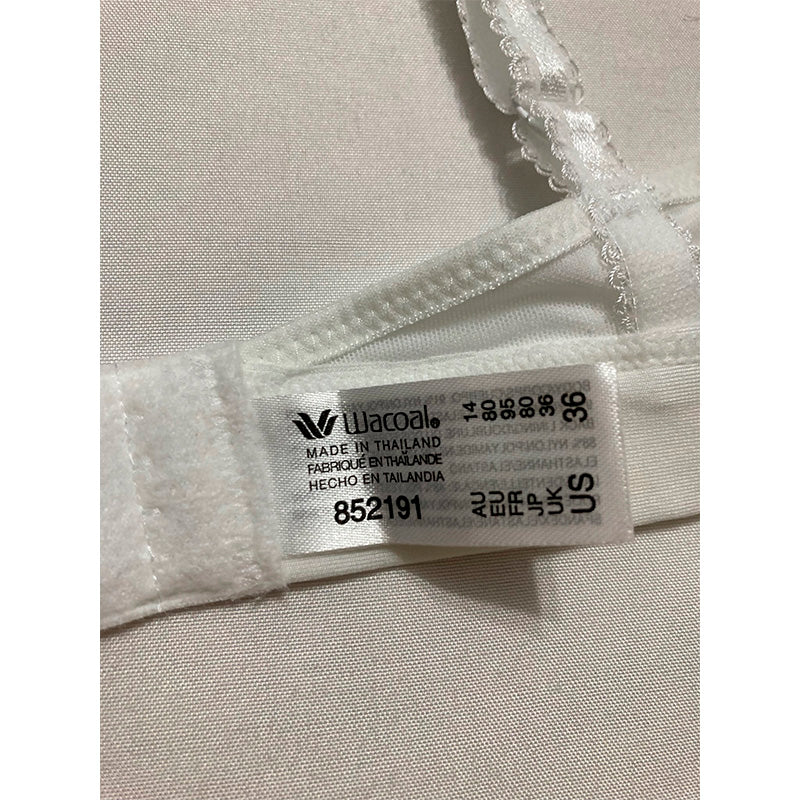 NWD Wacoal Embrace Lace Wire Free Convertible Bra White 36