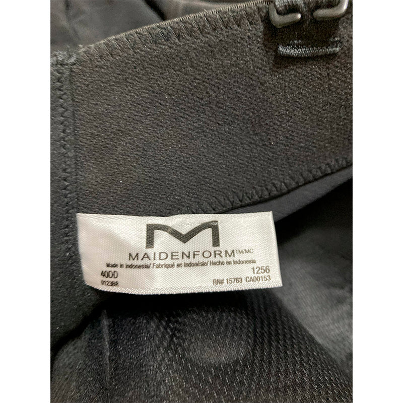 NWD Maidenform Control Bodybriefer Strapless Shapewear Black 40DD