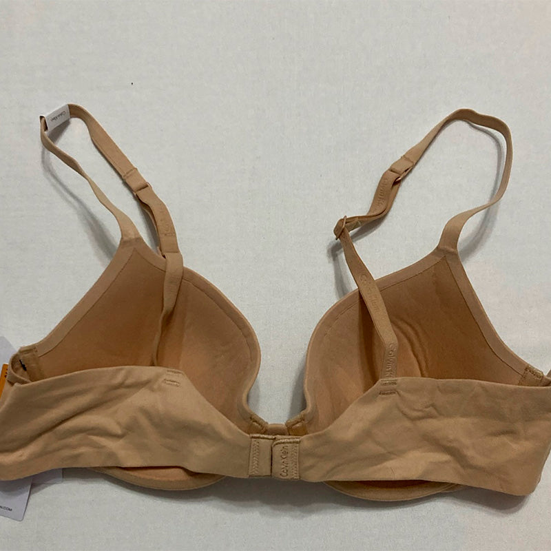 NWD Calvin Klein Perfectly Fit Lightly Lined T-Shirt Bra Beige 36A