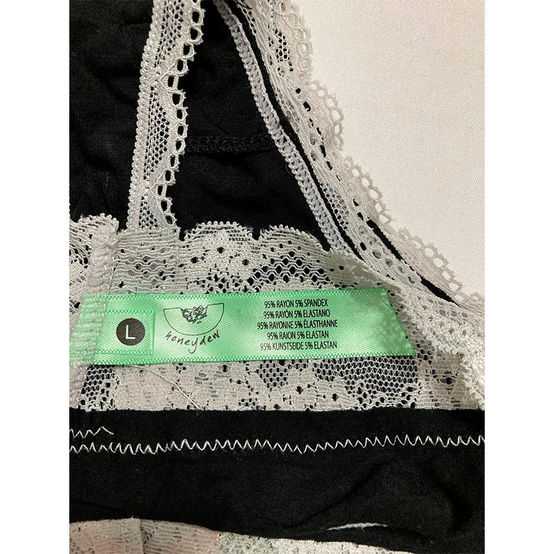 Honeydew Intimates 2-Pack Lace Thong Black L