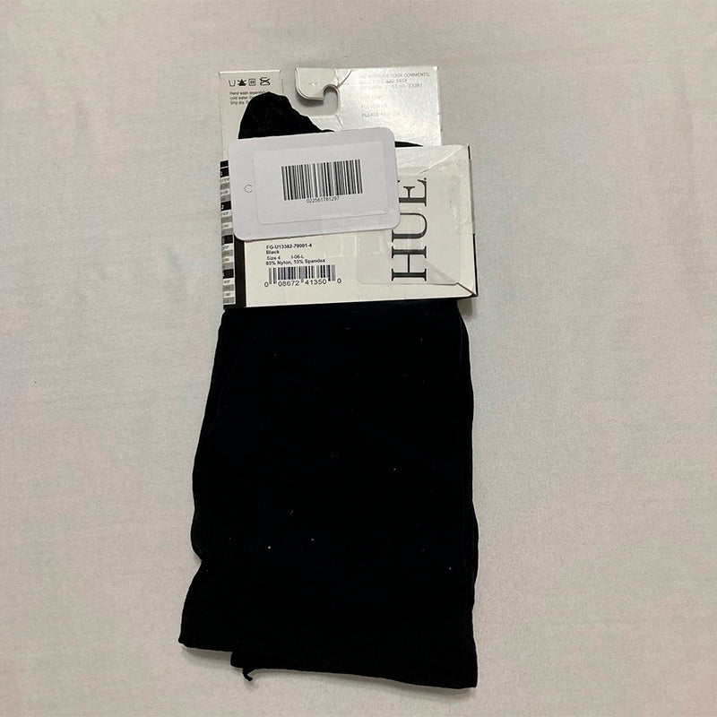 Hue Control Top Sheer Tights Black 4