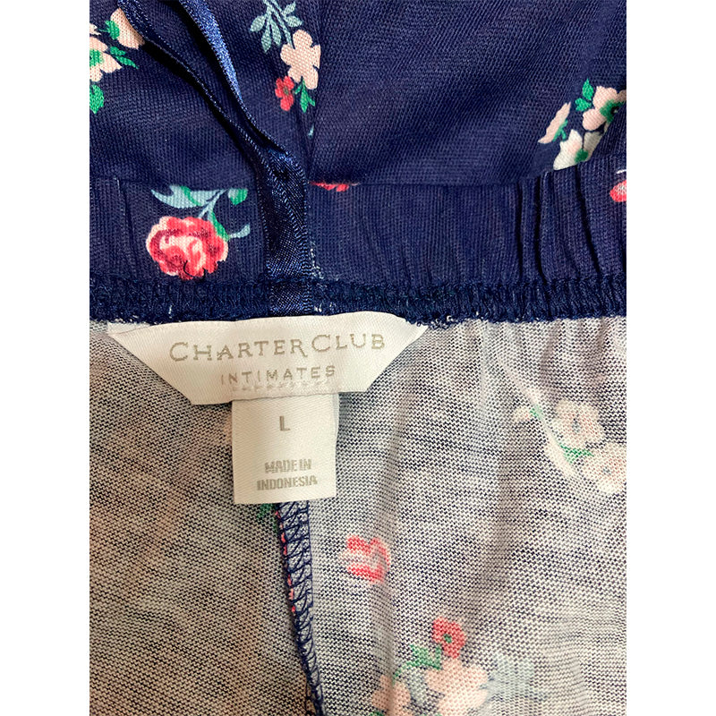 Charter Club Only Pajama Pants Waist Band Multicolor L