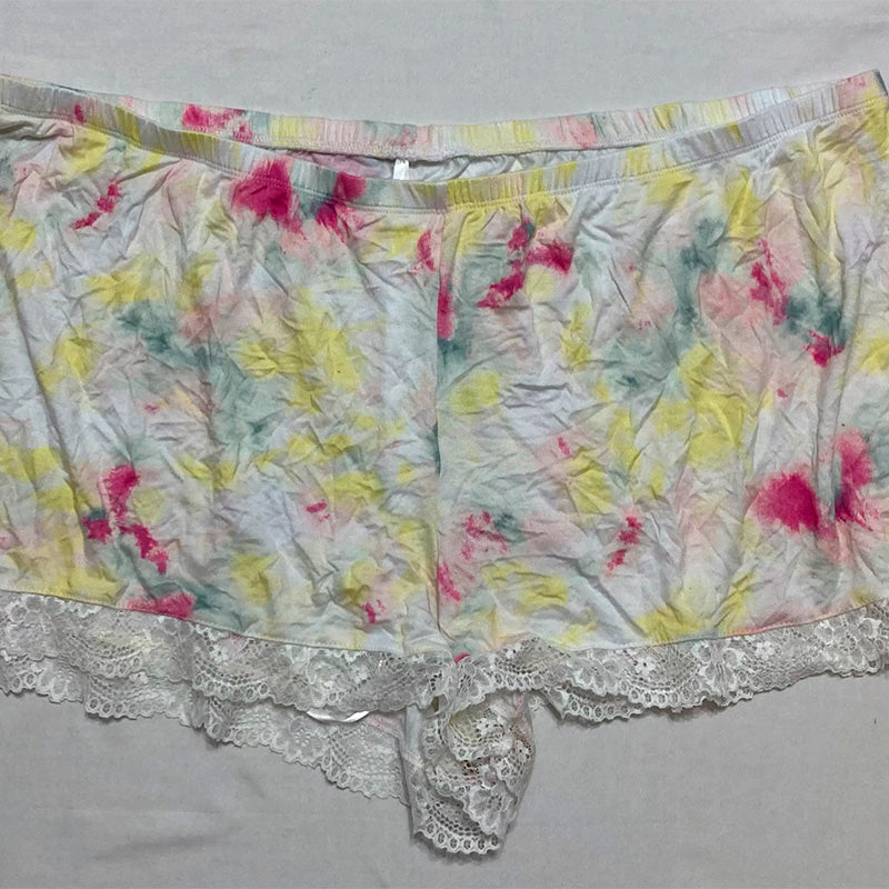 INC Lace Shorts Pajama Multicolor 2XL