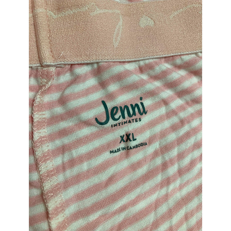 Jenni Super Soft Printed Pajama Shorts Pink 2XL