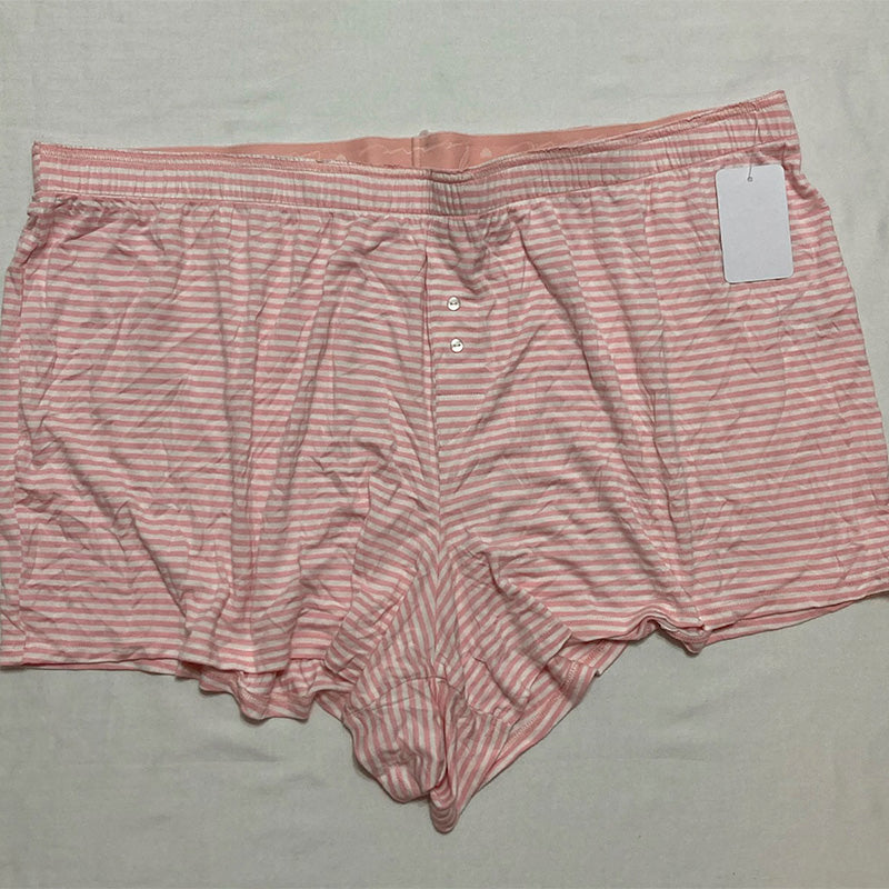 Jenni Super Soft Printed Pajama Shorts Pink 2XL