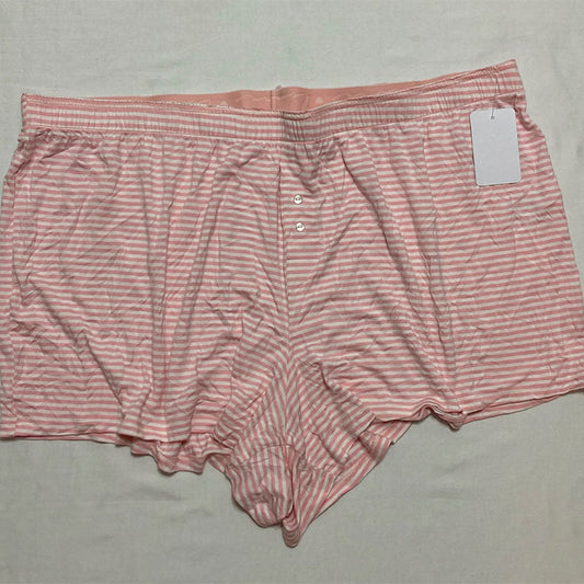 Jenni Super Soft Printed Pajama Shorts Pink 2XL