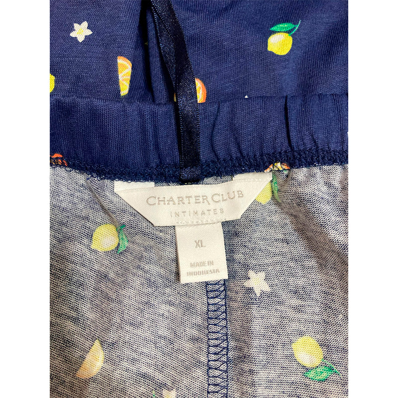 Charter Club Pajama Short Waist Band Multicolor XL
