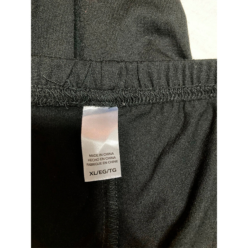 Unbranded Only Pajama Pants Long Sleeve Black XL