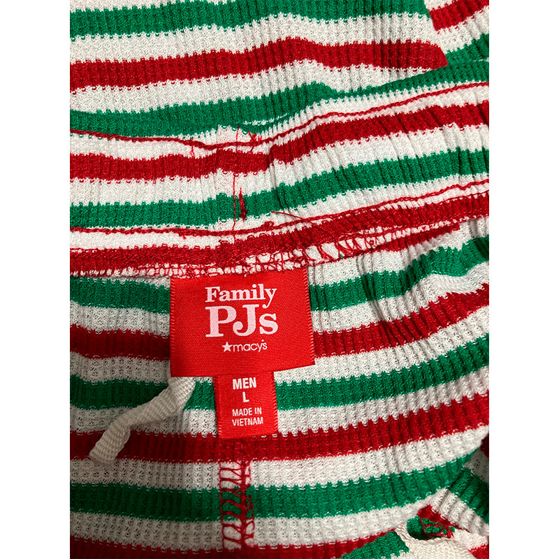 Family Pj Only Pajama Pants Long Sleeve Men L