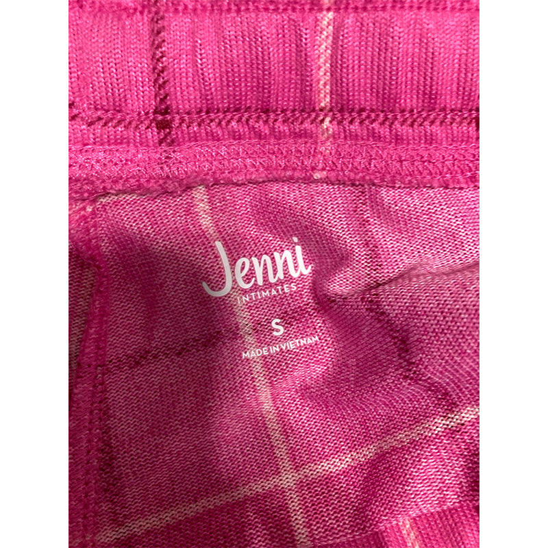 Jenni Intimates Only Pajama Pants Waist Band Pink S