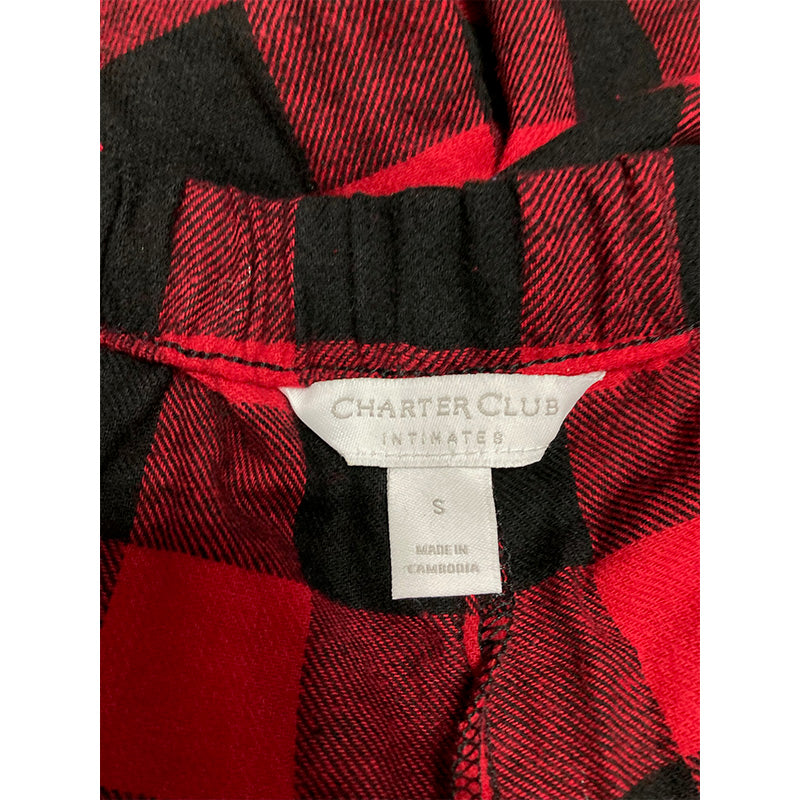 Charter Club Sleep Pants Plaid Multicolor S