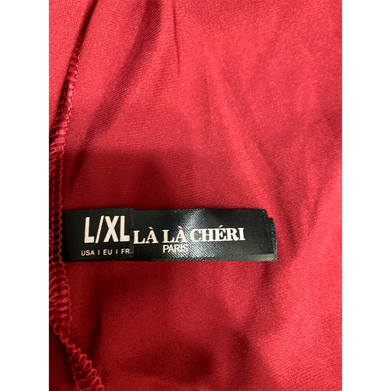 Oh La La Cheri Robe Lace Red L/XL