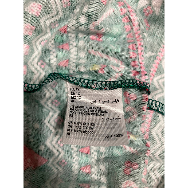 Family Pj Only Sleep Pants Multicolor 1X
